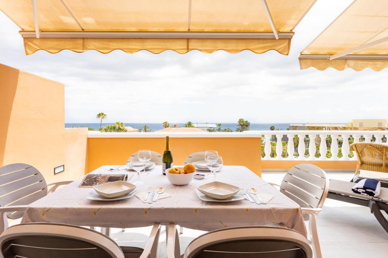 Exclusive Penthouse Playa Las Vistas 4 Close To The Sea And Beach, Aircondition For A Fee, Wifi, Terrace, Heated Pool Playa de las Americas  Exteriör bild