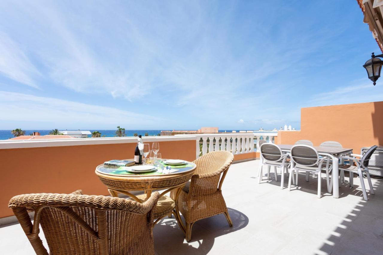 Exclusive Penthouse Playa Las Vistas 4 Close To The Sea And Beach, Aircondition For A Fee, Wifi, Terrace, Heated Pool Playa de las Americas  Exteriör bild