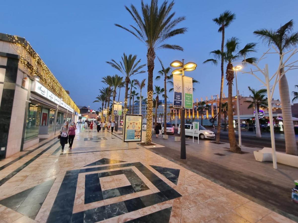 Exclusive Penthouse Playa Las Vistas 4 Close To The Sea And Beach, Aircondition For A Fee, Wifi, Terrace, Heated Pool Playa de las Americas  Exteriör bild