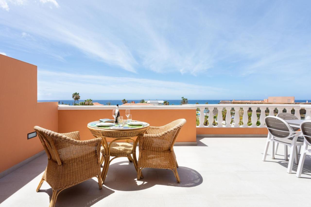 Exclusive Penthouse Playa Las Vistas 4 Close To The Sea And Beach, Aircondition For A Fee, Wifi, Terrace, Heated Pool Playa de las Americas  Exteriör bild